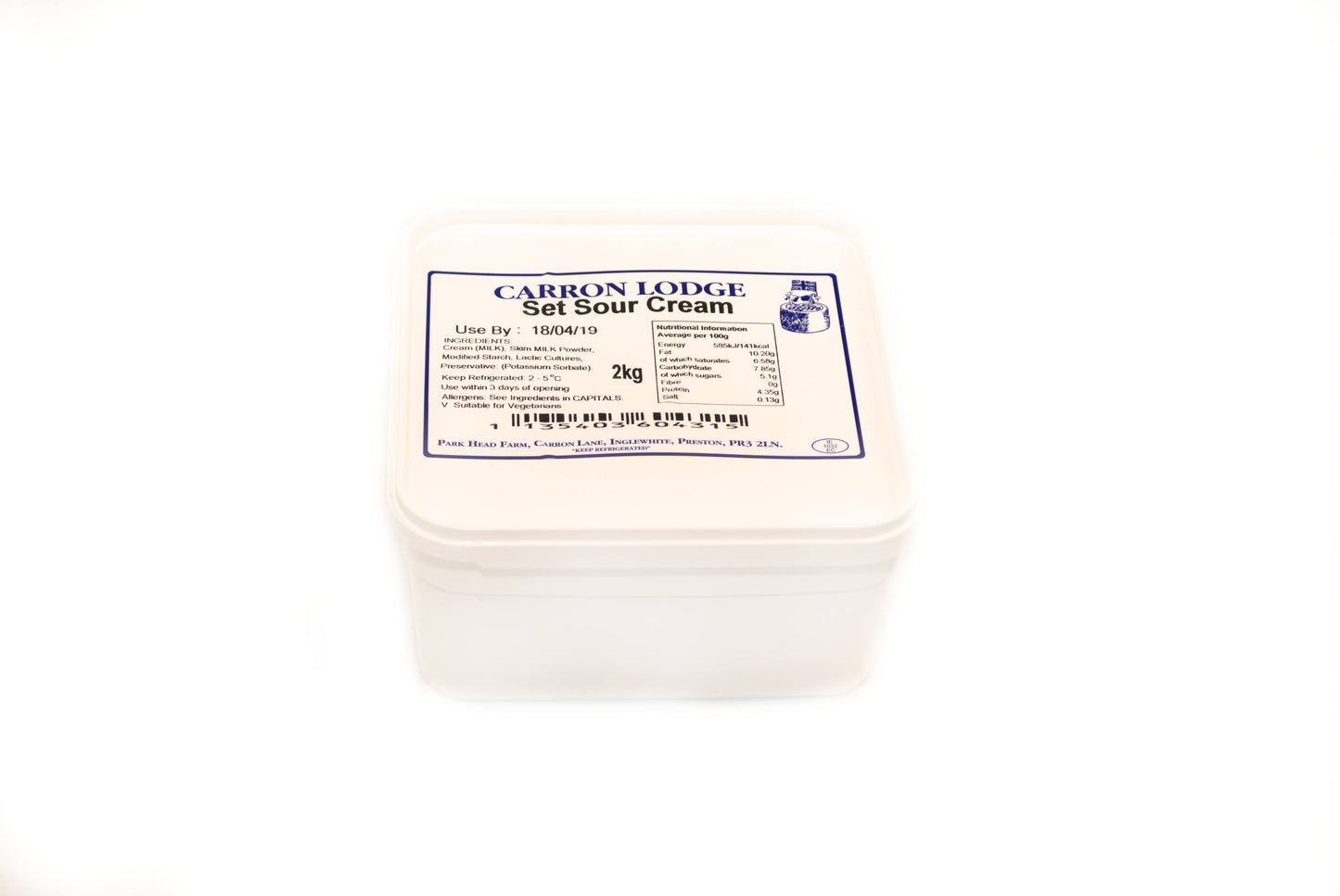 Set Soured Cream 2kg