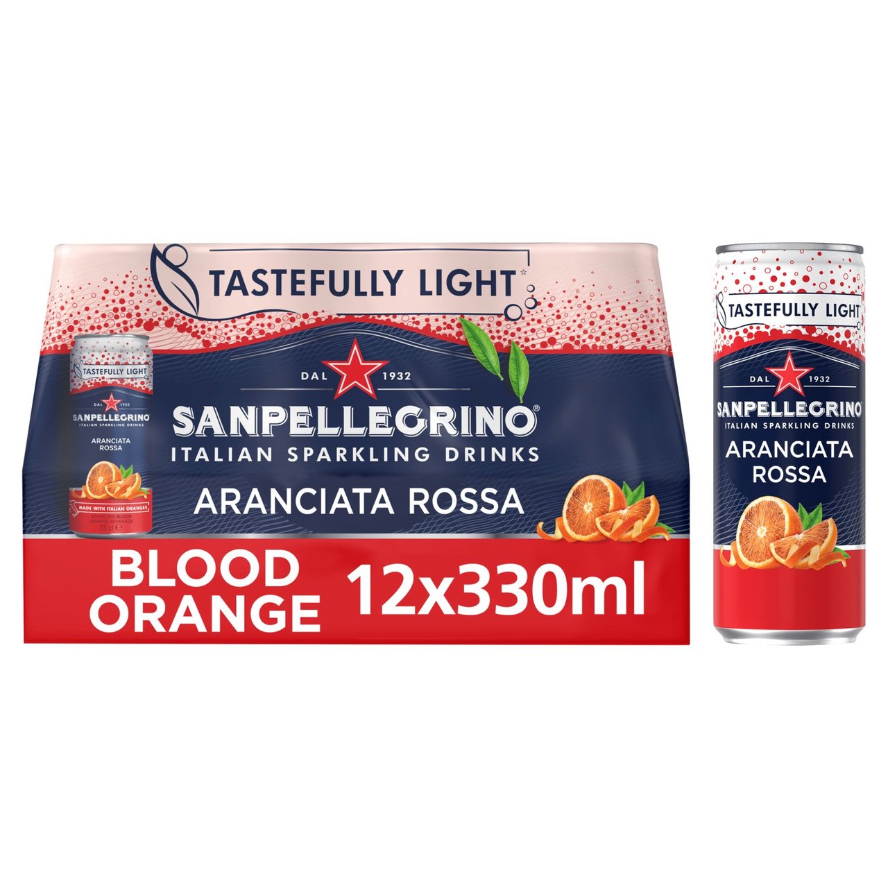 San Pellegrino Aranciata Rossa (Blood Orange) 12 x 330ml