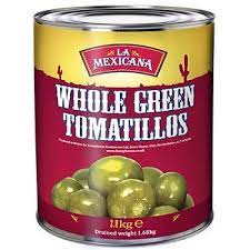La Mex Whole Green Tomatillos 2.8kg - TO ORDER ONLY
