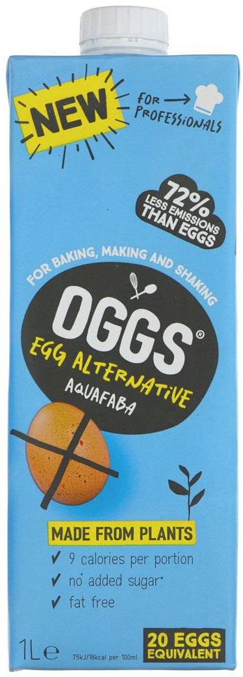 OGGS Aquafaba Egg Replacer 1ltr - TO ORDER ONLY