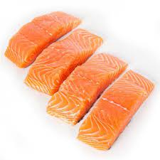 Frozen Salmon Fillets (S/less & B/less) 10x140-170gm(CASE)