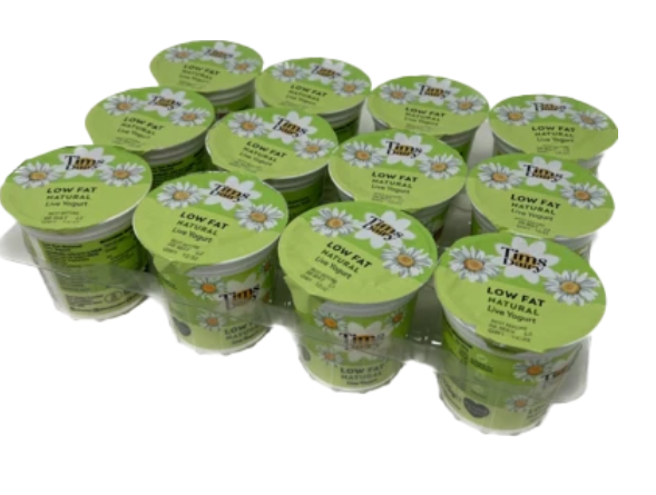 Tims Natural Yoghurt 12 x 125gm - TO ORDER ONLY