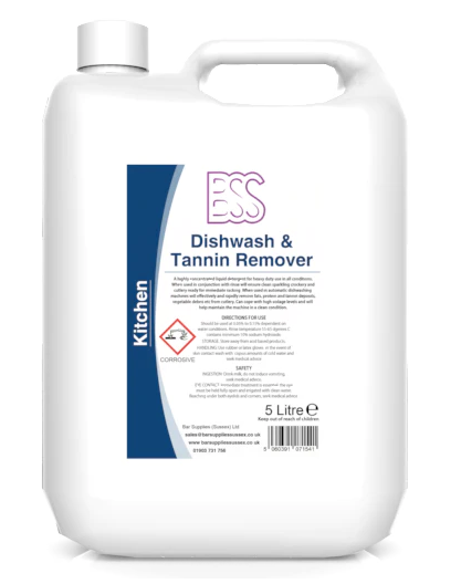 BSS Dishwash & Tannin Remover Liquid 5ltr