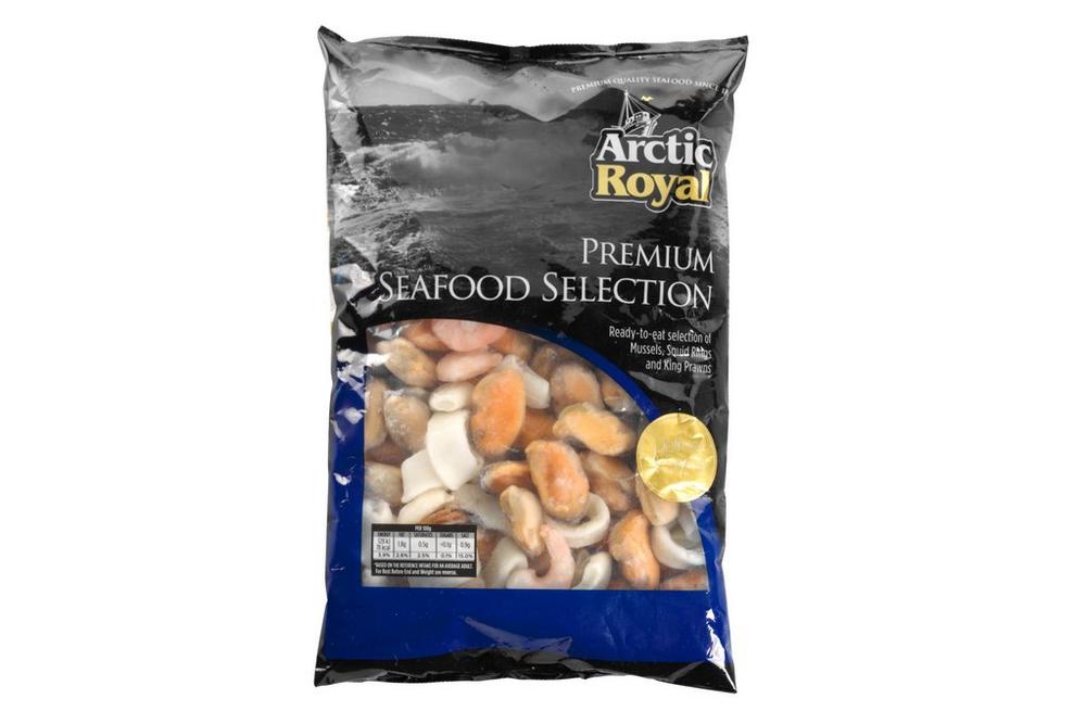 Frozen Cooked Seafood Cocktail Mix 1kg