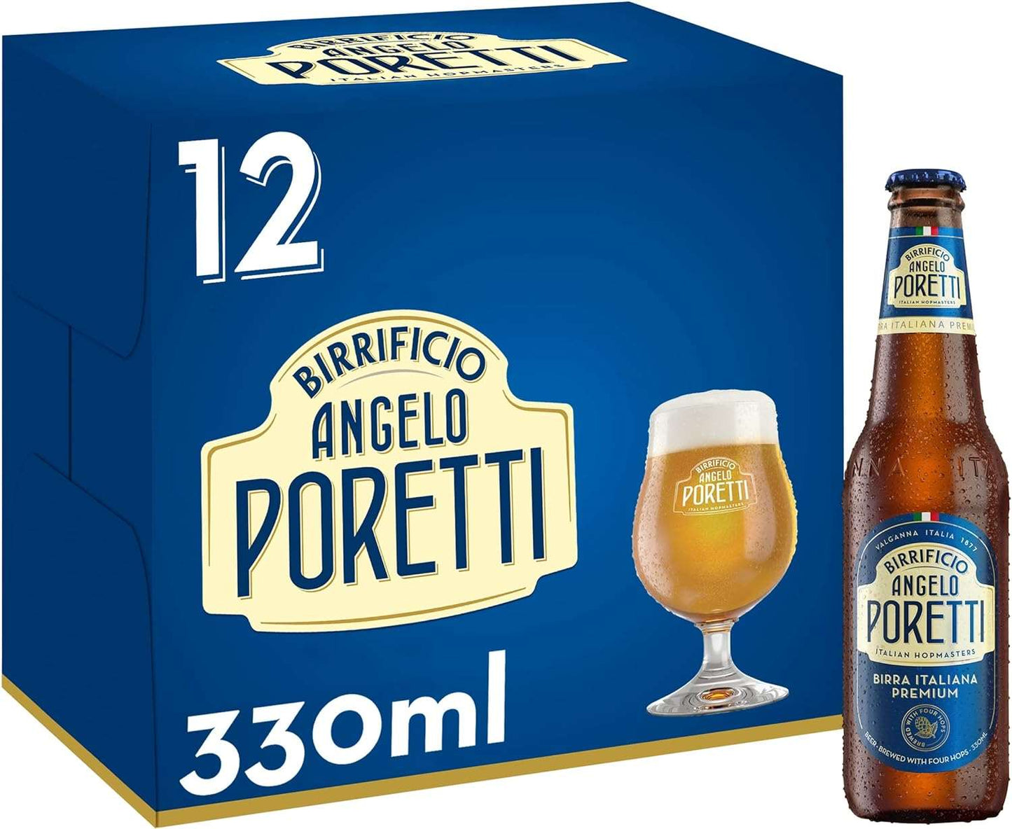 Birrificio Angelo Poretti Birra Italiana Premium 12 x 330ml