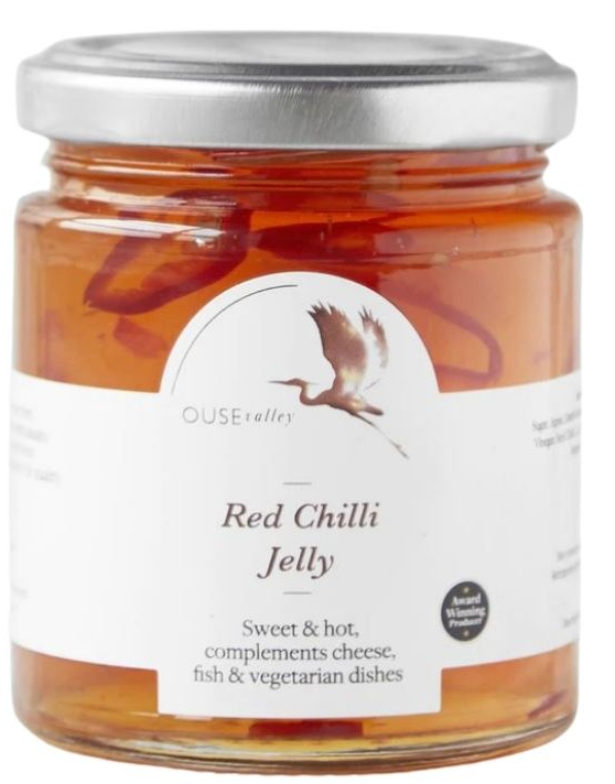 Ouse Valley Red Chilli Jelly 6 x 227gm - TO ORDER ONLY
