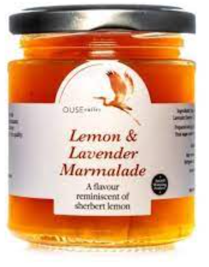 Ouse Valley Lemon & Lavender Marmalade 6 x 227gm - TO ORDER ONLY