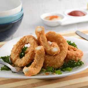 Artic Royal Frozen Panko Coated Squid Rings 1kg