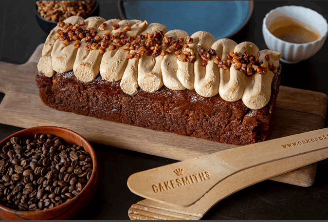 Cakesmiths Vegan Coffee & Pecan Loaf Cake 1 x 14 Portions