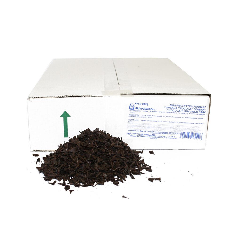 Ranson Mini Dark Chocolate Blossom Curls 2kg