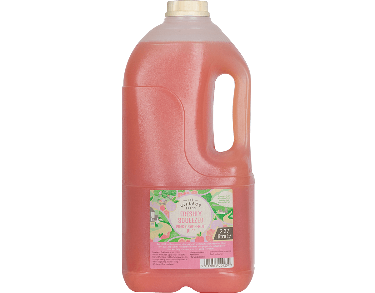 Village Press Fresh Pink Grapefruit Juice 2.27ltr - TO ORDER ONLY