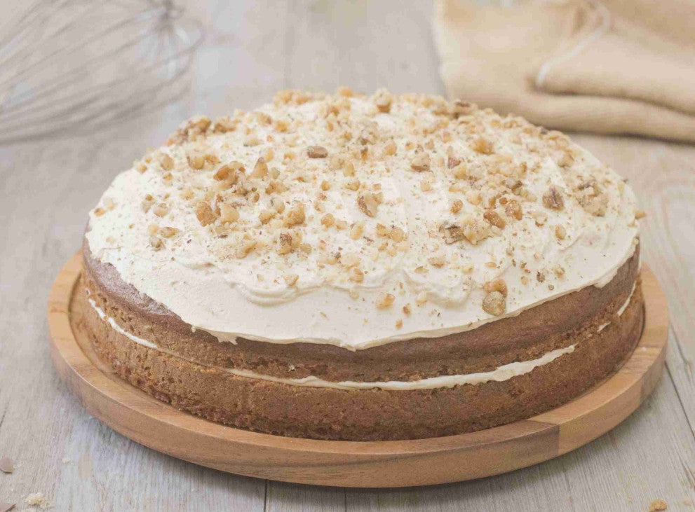 Artisan 10" Classic Coffee & Walnut Cake 1 x 14 Ptn