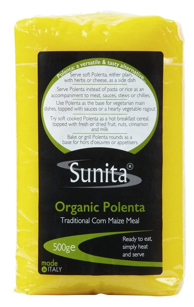 Sunita Organic Ready To Eat Polenta 500gm - TO ORDER ONLY