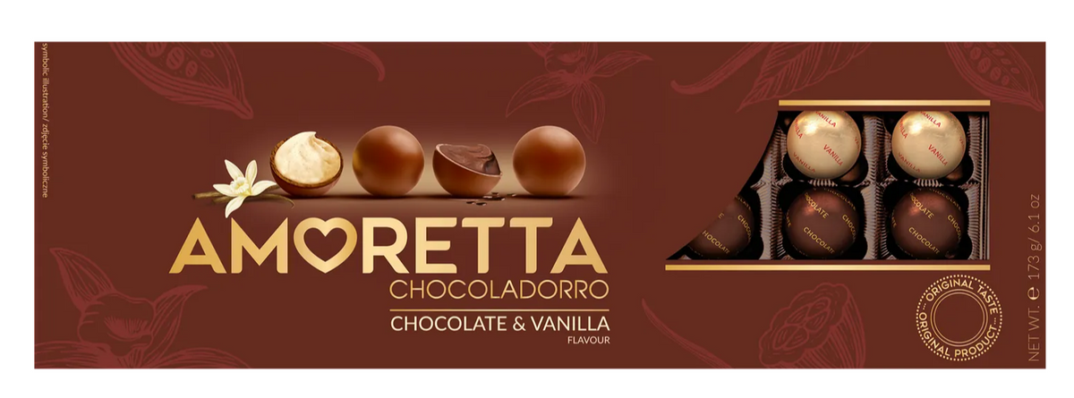 Amoretta Chocolate & Vanilla Truffle 173gm