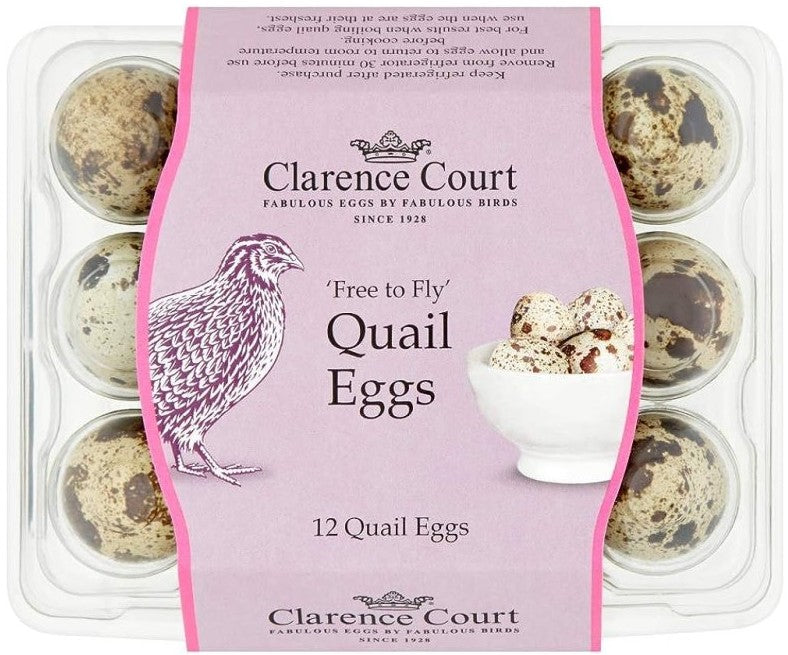 Clarence Court Quail Eggs 1 x 12