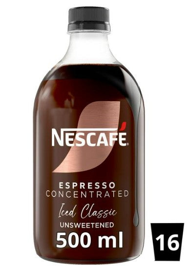 Nescafe Espresso Concentrated Unsweetened Iced Coffee 500ml