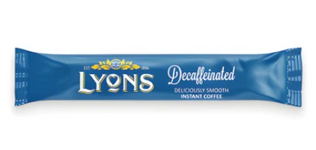 Lyons Decaffeinated Coffee Sticks 250 x 2gm