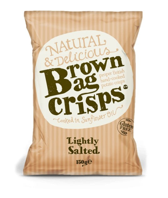 Brown Bag Lightly Salted Crisps 10 x 150gm