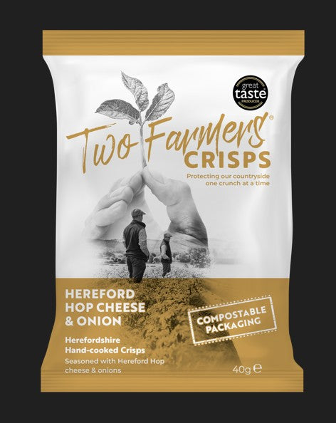 Two Farmers Hereford Hop Cheese & Onion 24 x 40gm