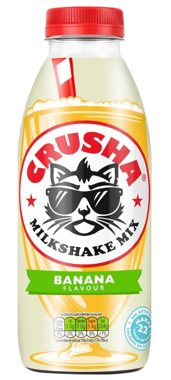 Crusha Banana Milk Shake Syrup 1ltr