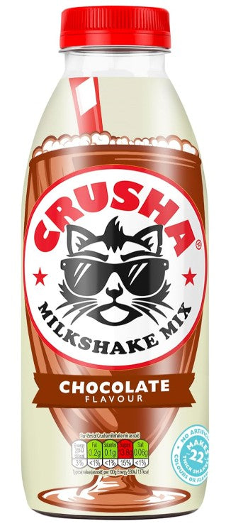 Crusha Chocolate Milk Shake Syrup 1ltr