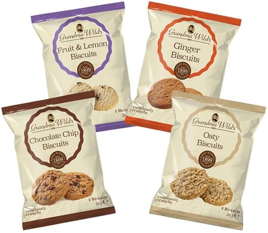 Grandma Wild's Assorted Biscuits (4 Variety) 100 x 2 Bisc