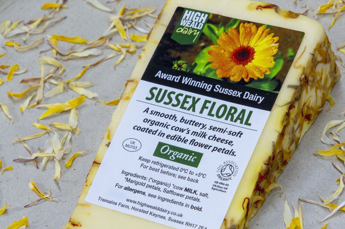 High Weald Dairy Sussex Floral 4 x 150gm - TO ORDER ONLY