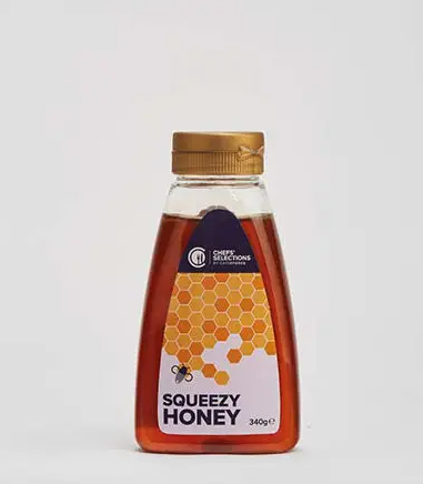Chefs Selections Squeezy Honey 340gm
