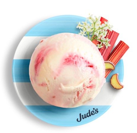 Jude's VEGAN Rhubarb and Elderflower Sorbet 4ltr