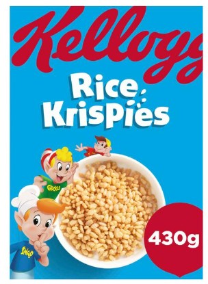 Kellogg's Rice Krispies Breakfast Cereal 430gm