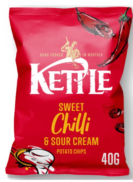 Kettle Chips Sweet Chilli & Sour Cream Crisps 54 x 40gm
