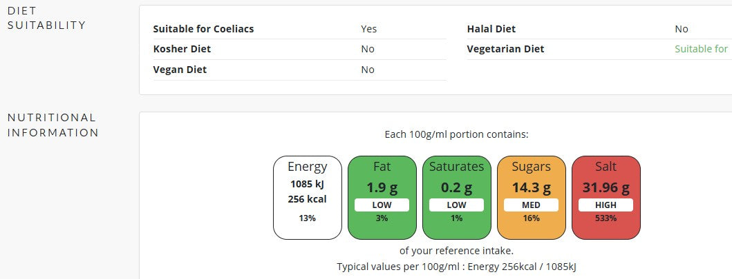 Maggi Gluten Free Vegetable Bouillon Powder 2kg / 100ltr