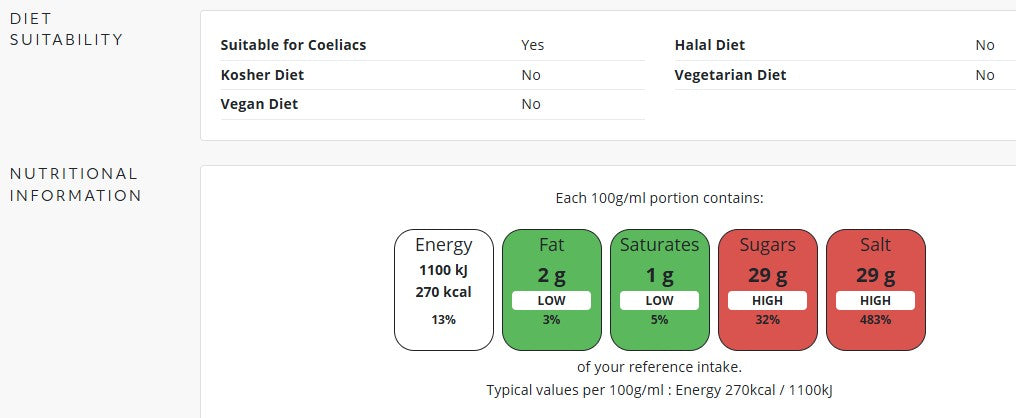 Major Beef Stock POWDER Mix 1kg