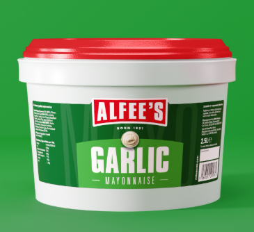 Alfee's Garlic Mayonnaise 2.5ltr