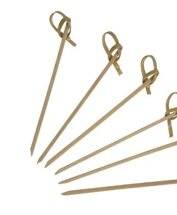 Fiesta Compostable Bamboo Looped Skewers 90mm (100 Pack)
