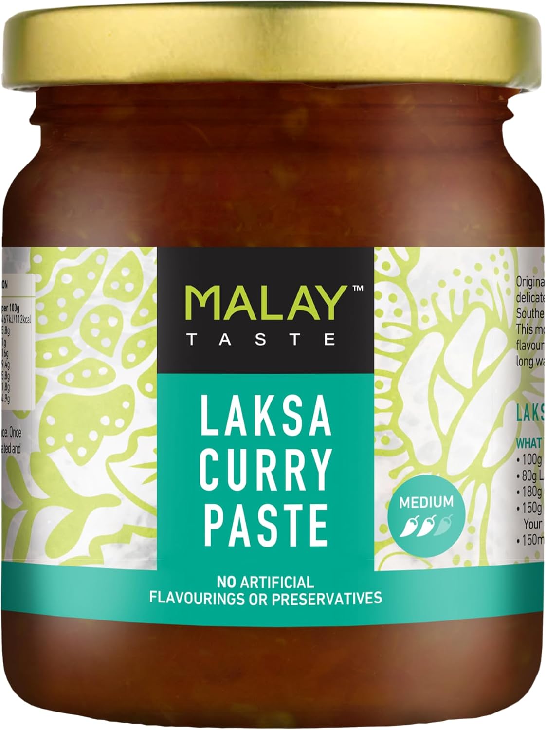 Malay Taste Laksa Curry Paste 185gm