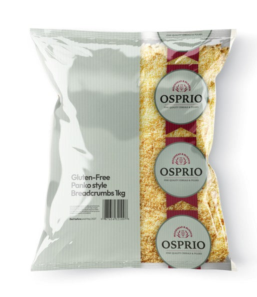 Osprio Gluten Free Panko Breadcrumbs 1kg