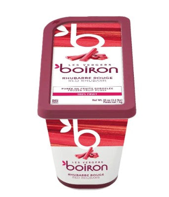 Frozen Boiron Red Rhubarb Puree 1kg