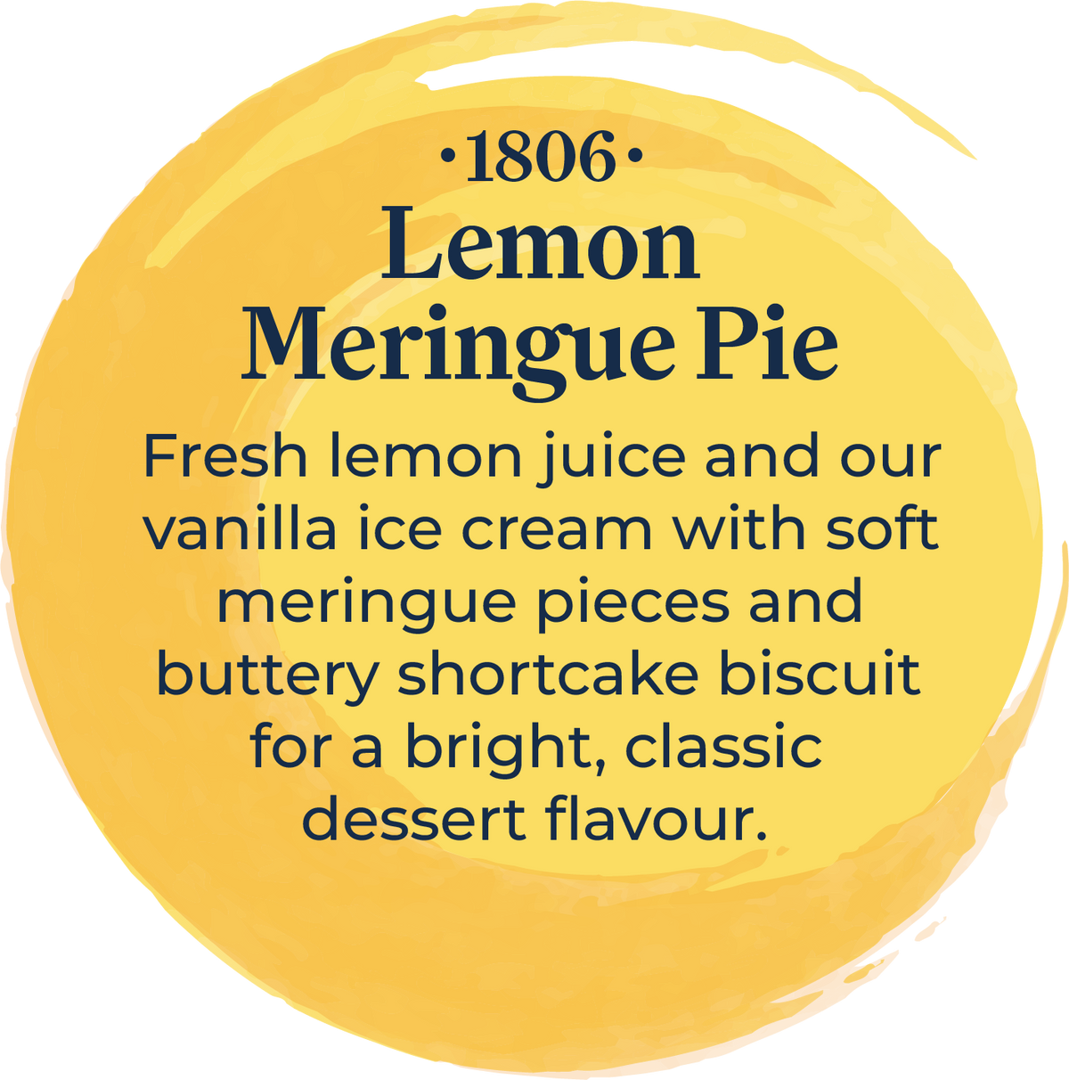 Sussex Ice Cream 1806 Lemon Meringue Pie 5ltr