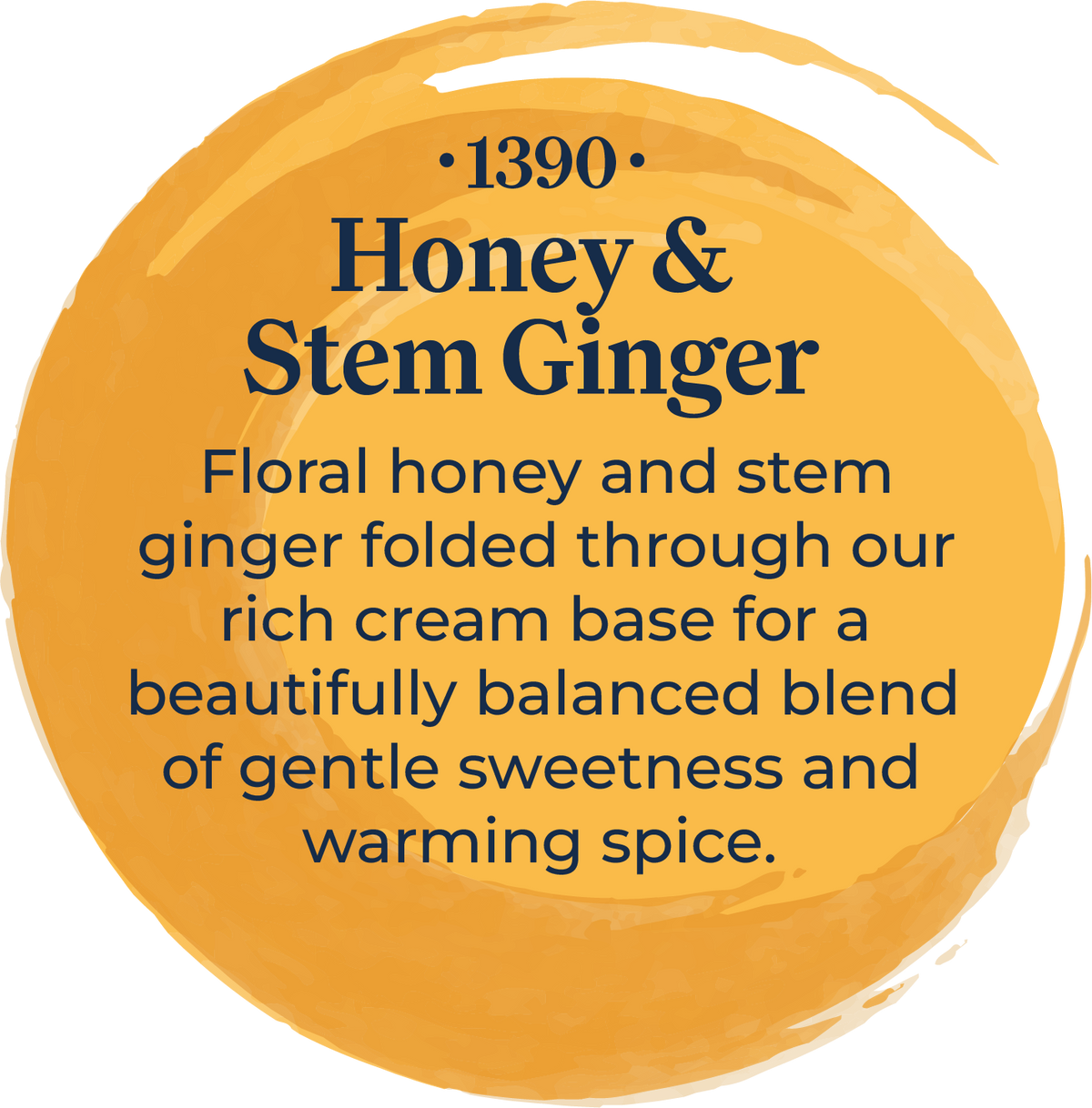 Sussex Ice Cream 1390 Honey & Stem Ginger 5ltr