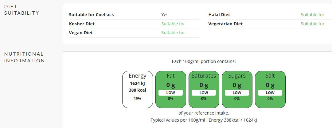 SOSA Glycerine 1.3kg