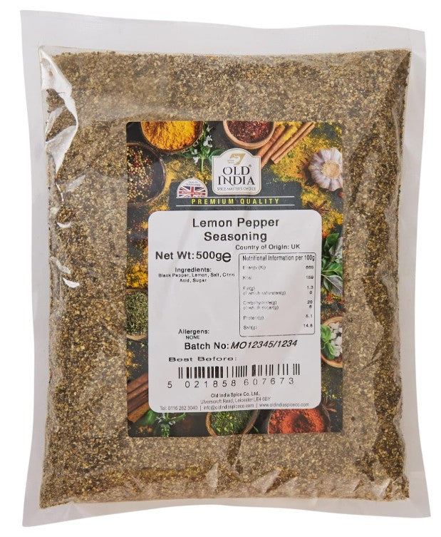 Old India Lemon Pepper Seasoning 500gm