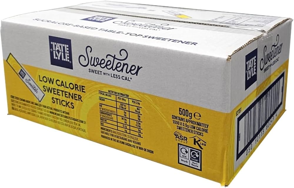 Tate & Lyle Sucralose Sticks 1000 x 0.5gm