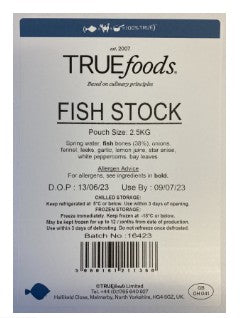 True Foods Fish Stock 2.5kg