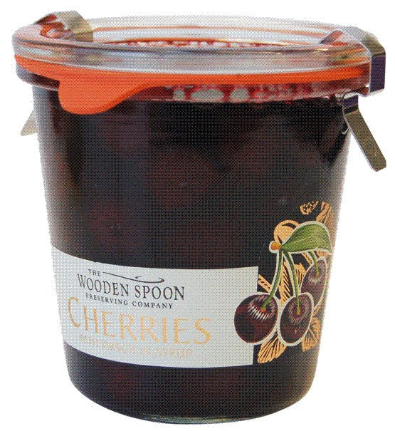 Wooden Spoon Cherries with Kirsch (Rimless Kilner) 300gm