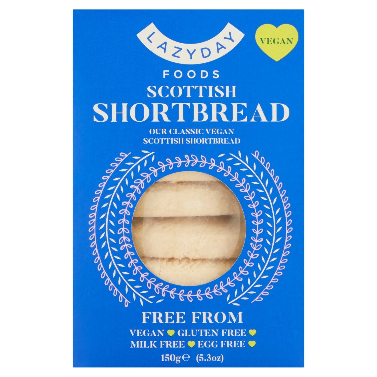 Lazy Day Free From Award Winning Shortbread 150gm