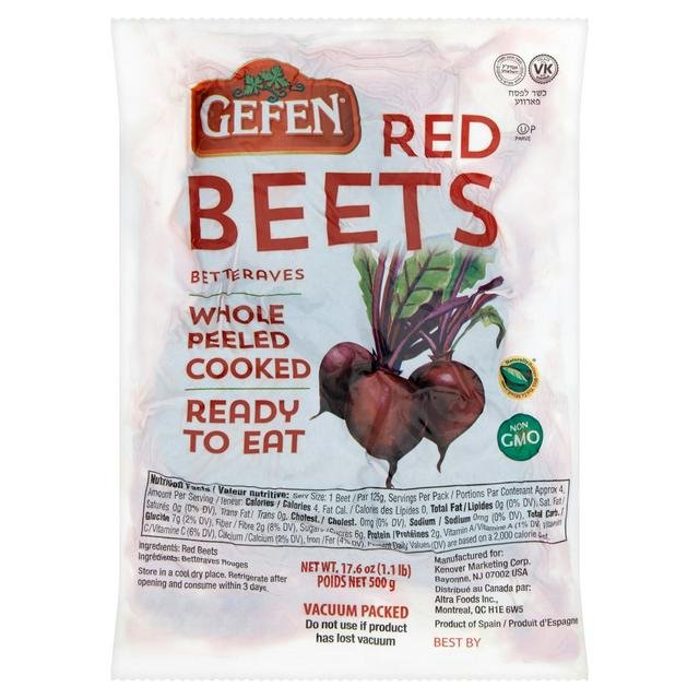Gefen Vacuum Packed Beetroots 500gm