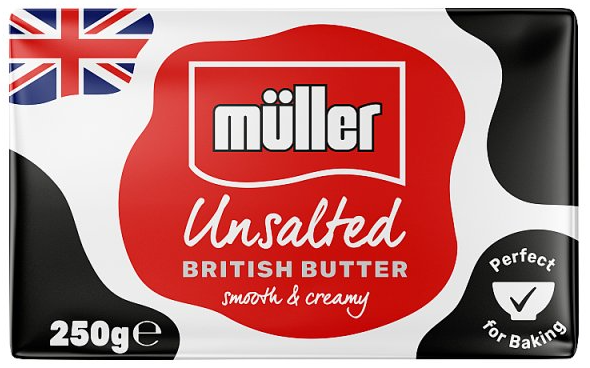 Muller Unsalted Butter 250gm