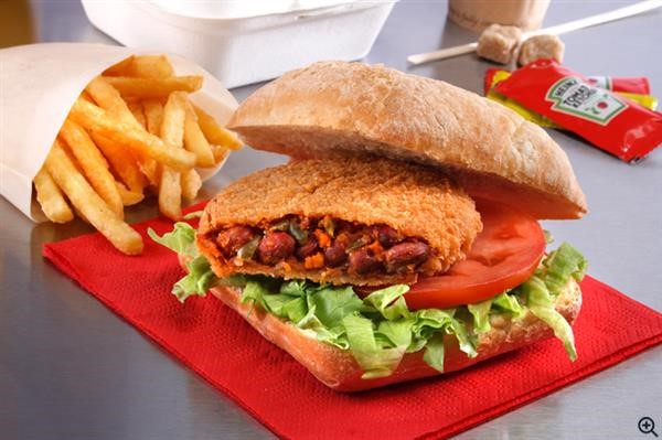 KaterVeg! Coated Spicy Bean Burger 24 x 100gm