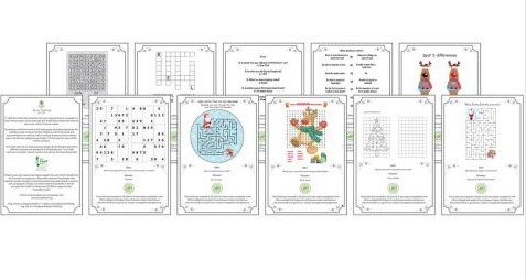 Luxury Silver & White Script Crackers 50 x 11inch